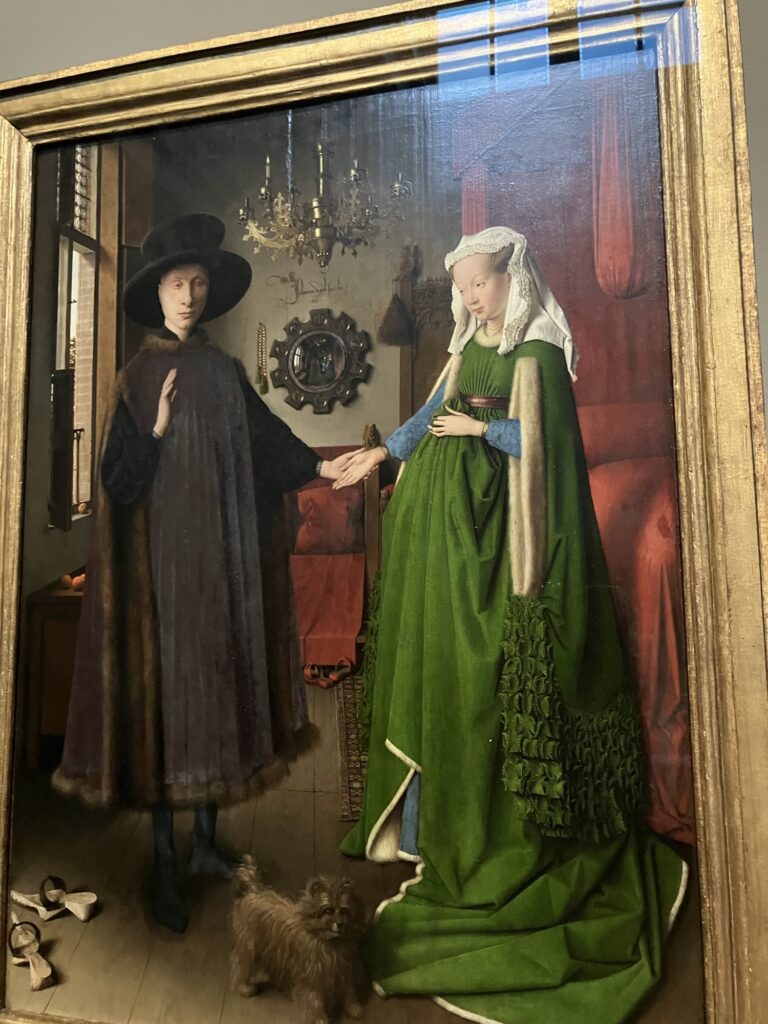 ファン・エイク　「アルノルフィニ夫妻の肖像」