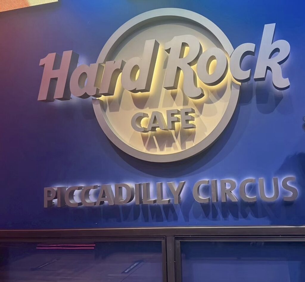 ロンドンのハードロックカフェ