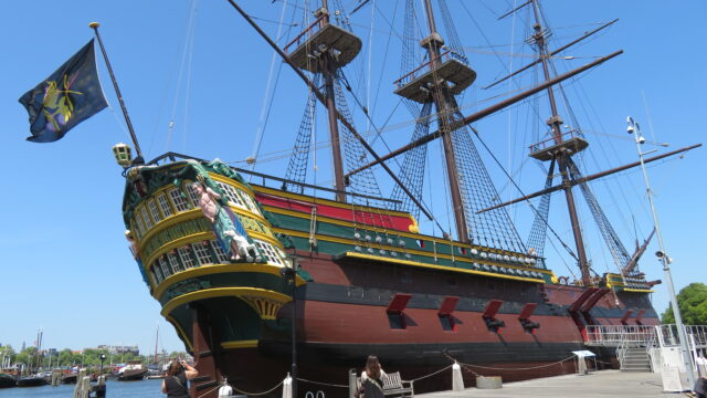 オランダ国立海洋博物館　船