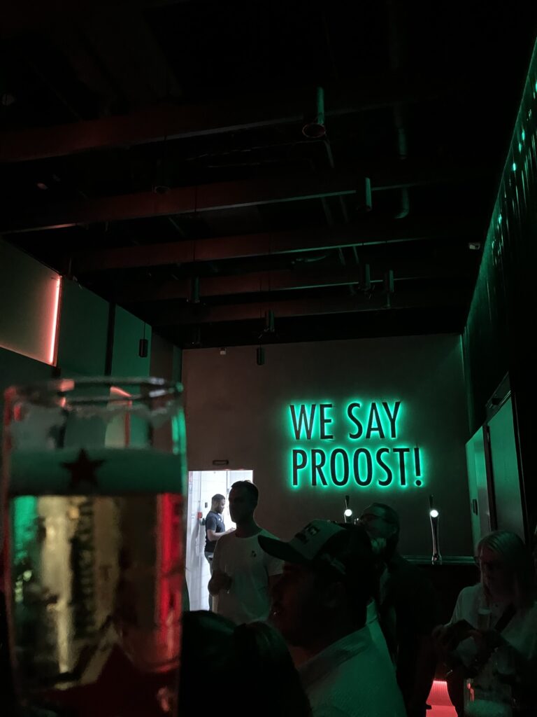 ハイネケンミュージアムでの一杯