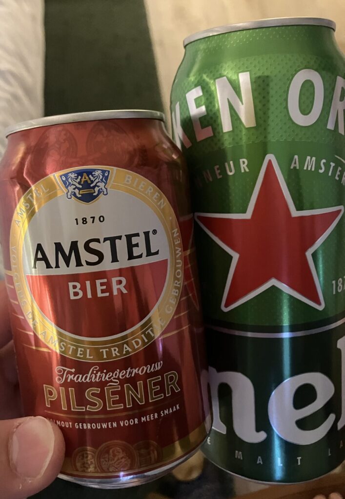 アムステルとハイネケン